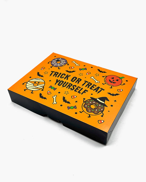 Box Donut 1-DZ Flat Printed (Trick or Treat) 125ct. Frankston