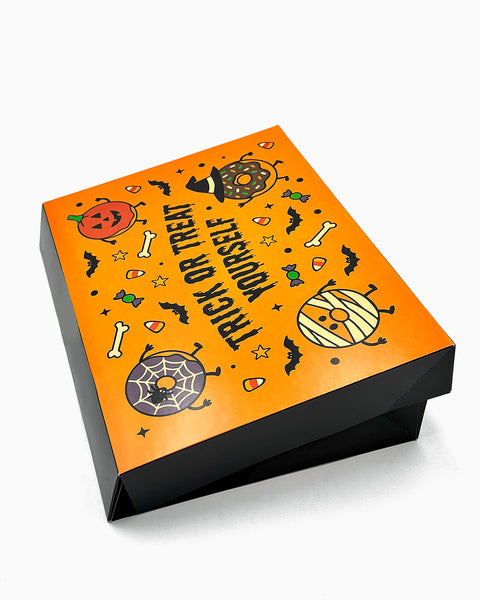 Box Donut 1-DZ Flat Printed (Trick or Treat) 125ct. Frankston